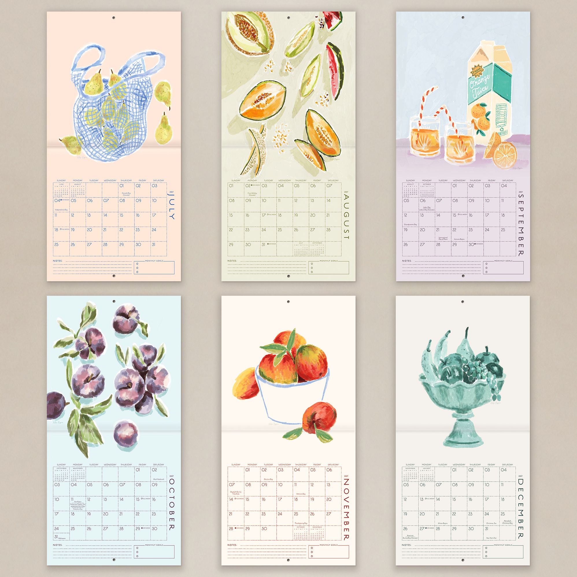 2027 Seedlings From the Market Wall Calendar - Image 4