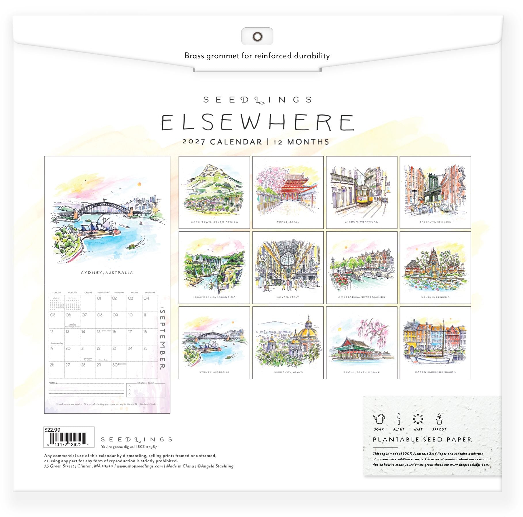 2027 Seedlings Elsewhere Wall Calendar - Image 6