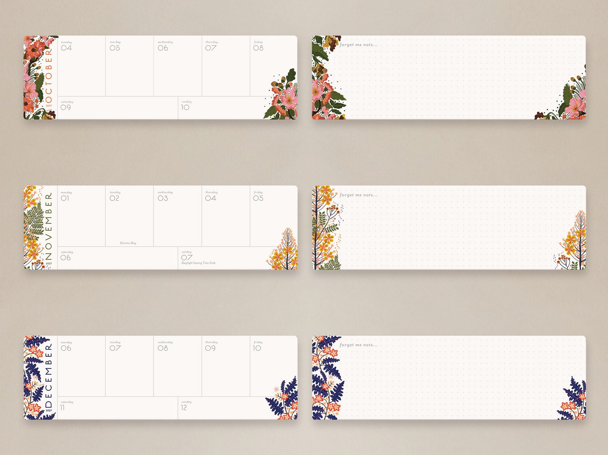 2027 Seedlings Soft Days Ahead Desk Planner - Image 5