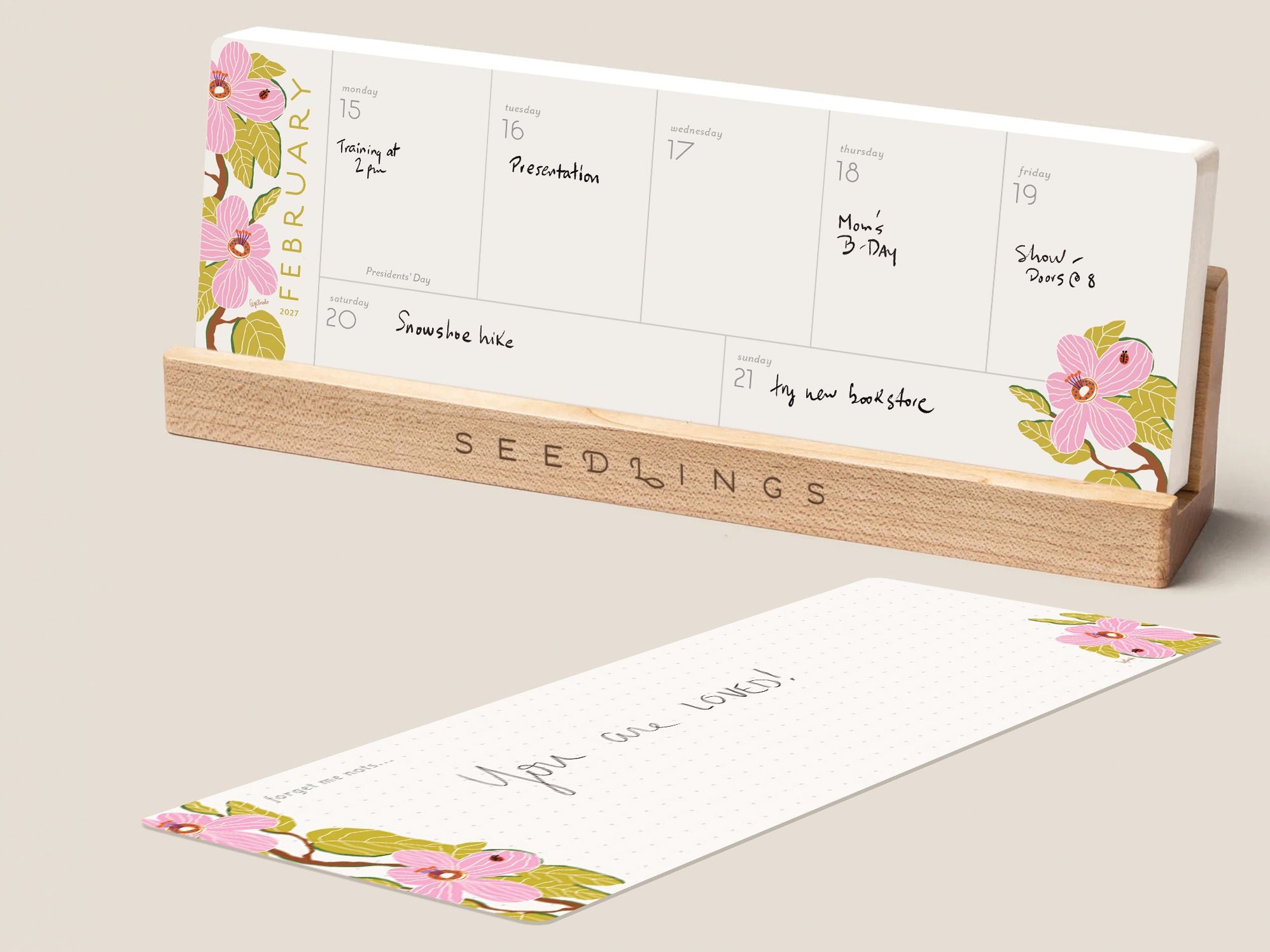 2027 Seedlings Soft Days Ahead Desk Planner - Image 6