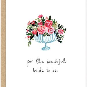 For The Beautiful Bride To Be Wedding Shower Card