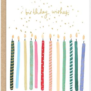 Candle Wishes Birthday Card