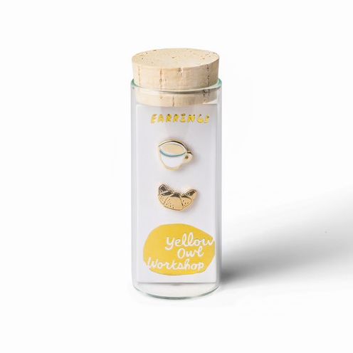 Coffee & Croissants Stud Earrings - Image 2
