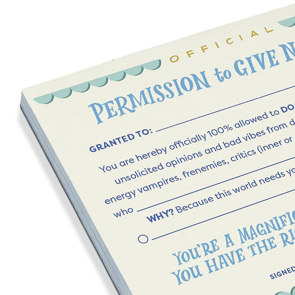 Permission to Give No Fucks Notepad - Image 3