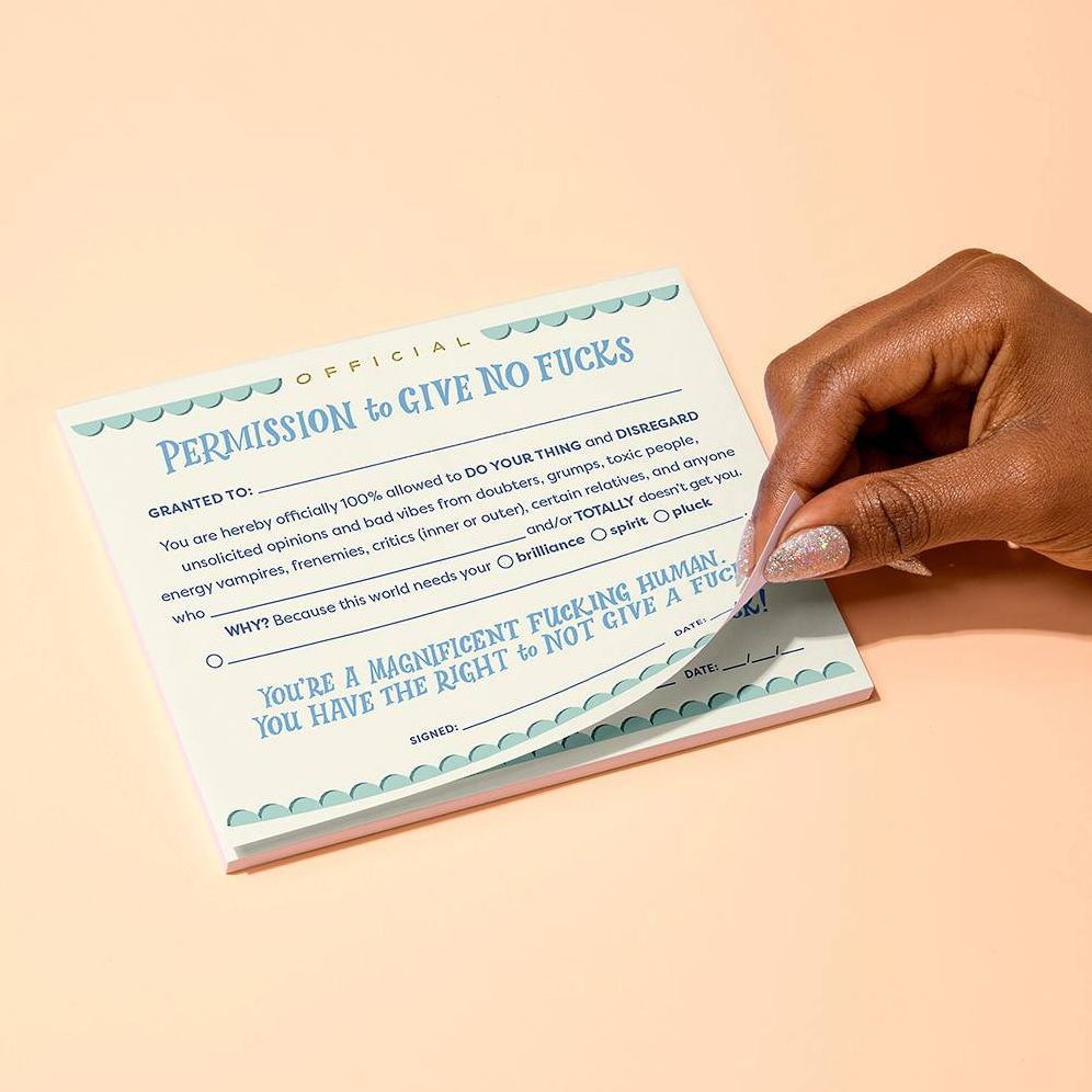 Permission to Give No Fucks Notepad - Image 4