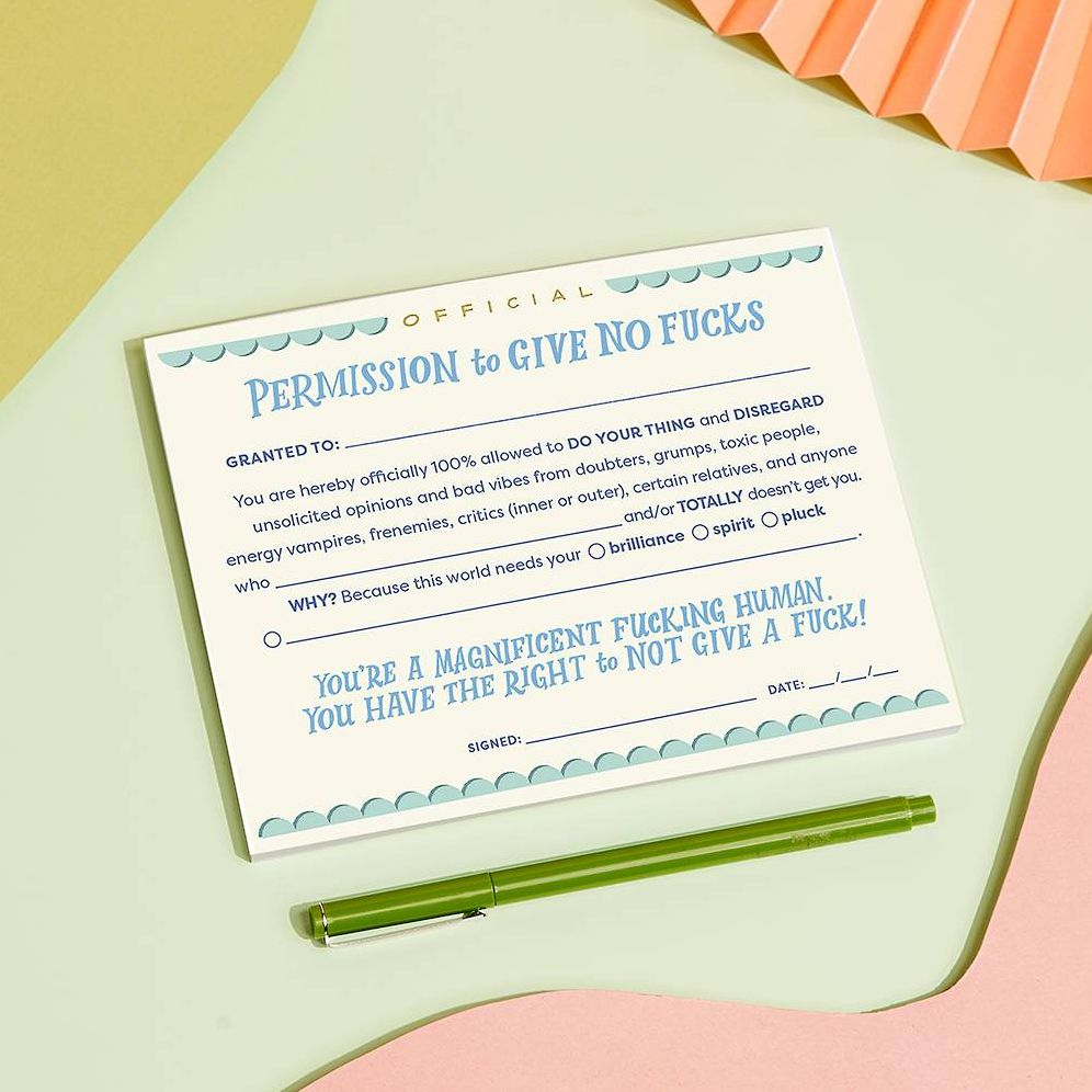 Permission to Give No Fucks Notepad - Image 7