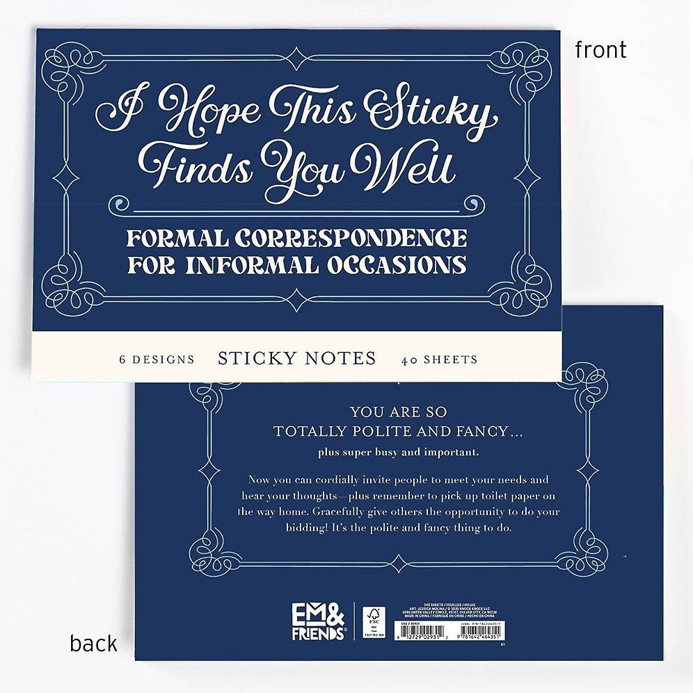 Formal Sticky Notes Packet - Image 5