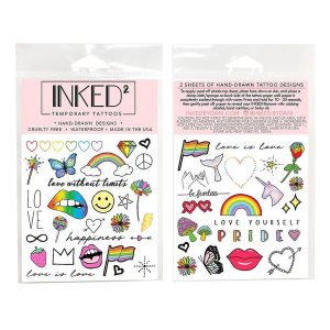 Inked Love Wins Temporary Tattoo Set