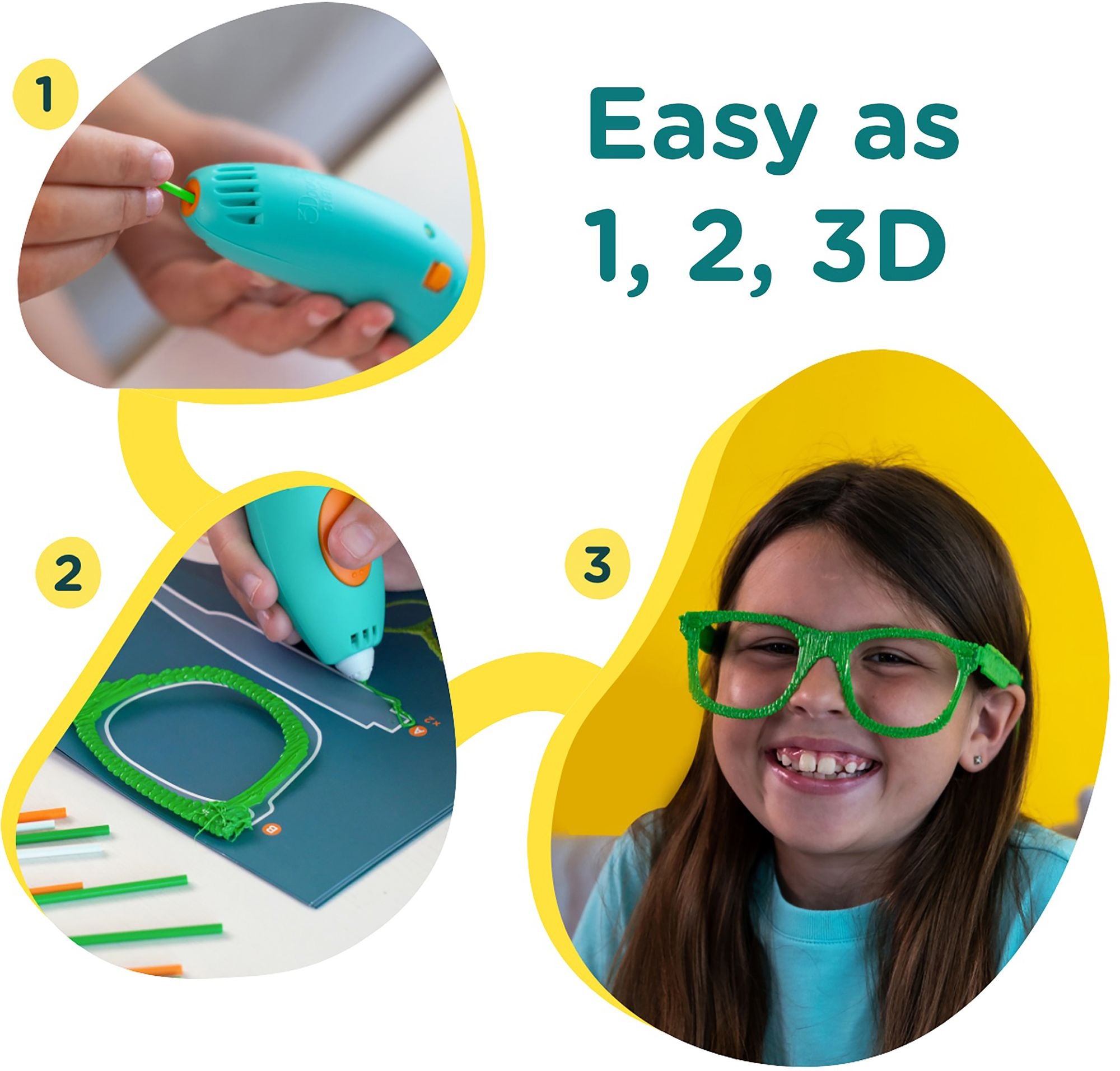 3Doodler Start+ Essentials 3D Pen Set for Kids. Easy to Use. Learn from Home Art Activity Set. Educational STEM Toy for Boys & Girls Ages 6+ - Image 2