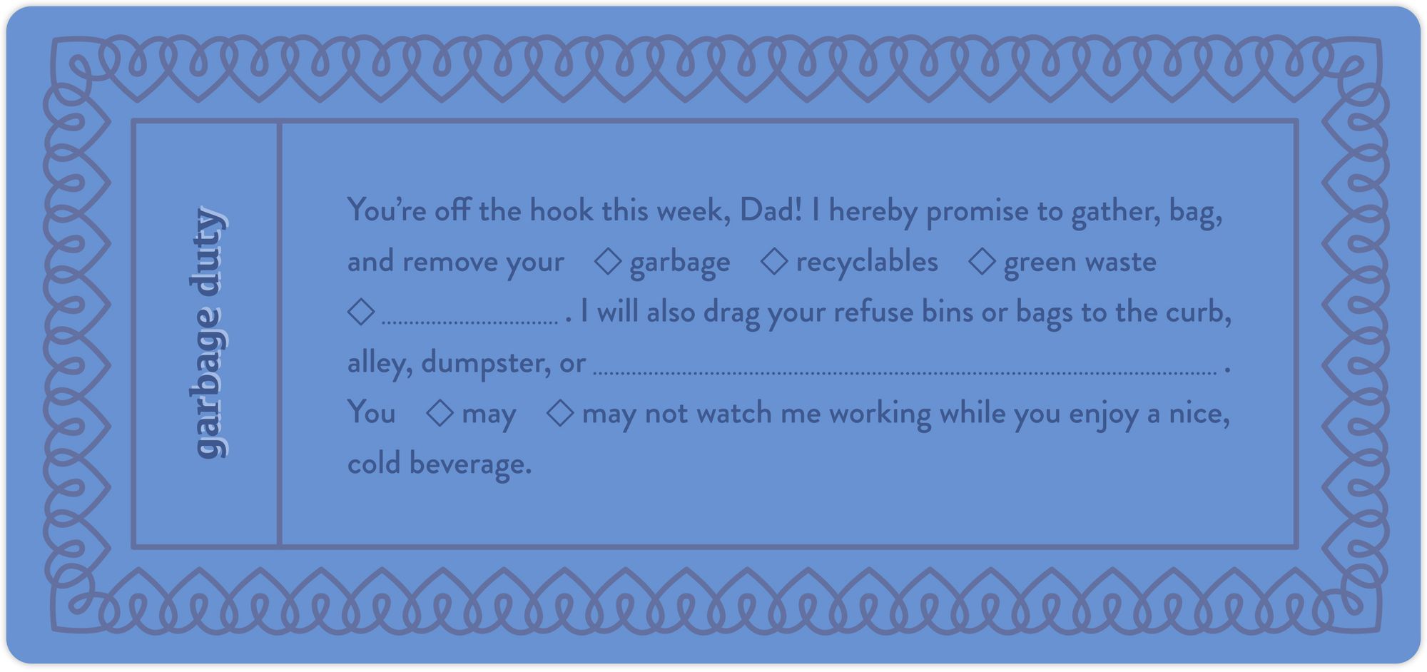 Fill in the Love Dad Vouchers - Image 7