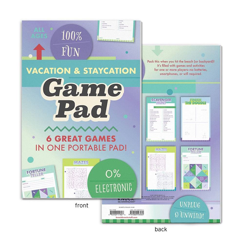 Vacation & Staycation Game Pad - Image 6