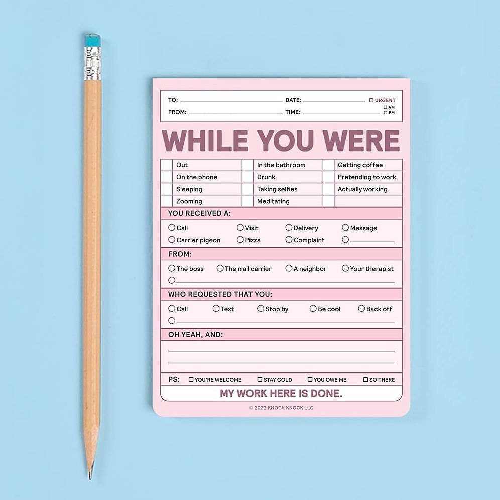 While You Were Pad Knock Knock Nifty Notes - Image 6