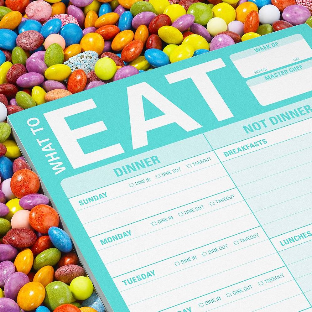 What to Eat Knock Knock Pad with Magnet (Mint Green) - Image 6
