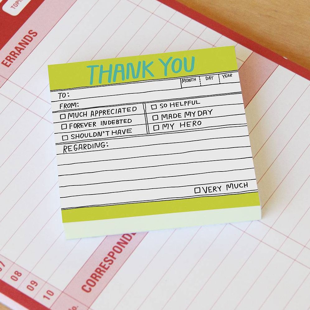 Hand-Lettered Thank You Knock Knock Sticky Notes - Image 3