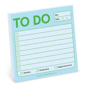 To Do Knock Knock Sticky Notes