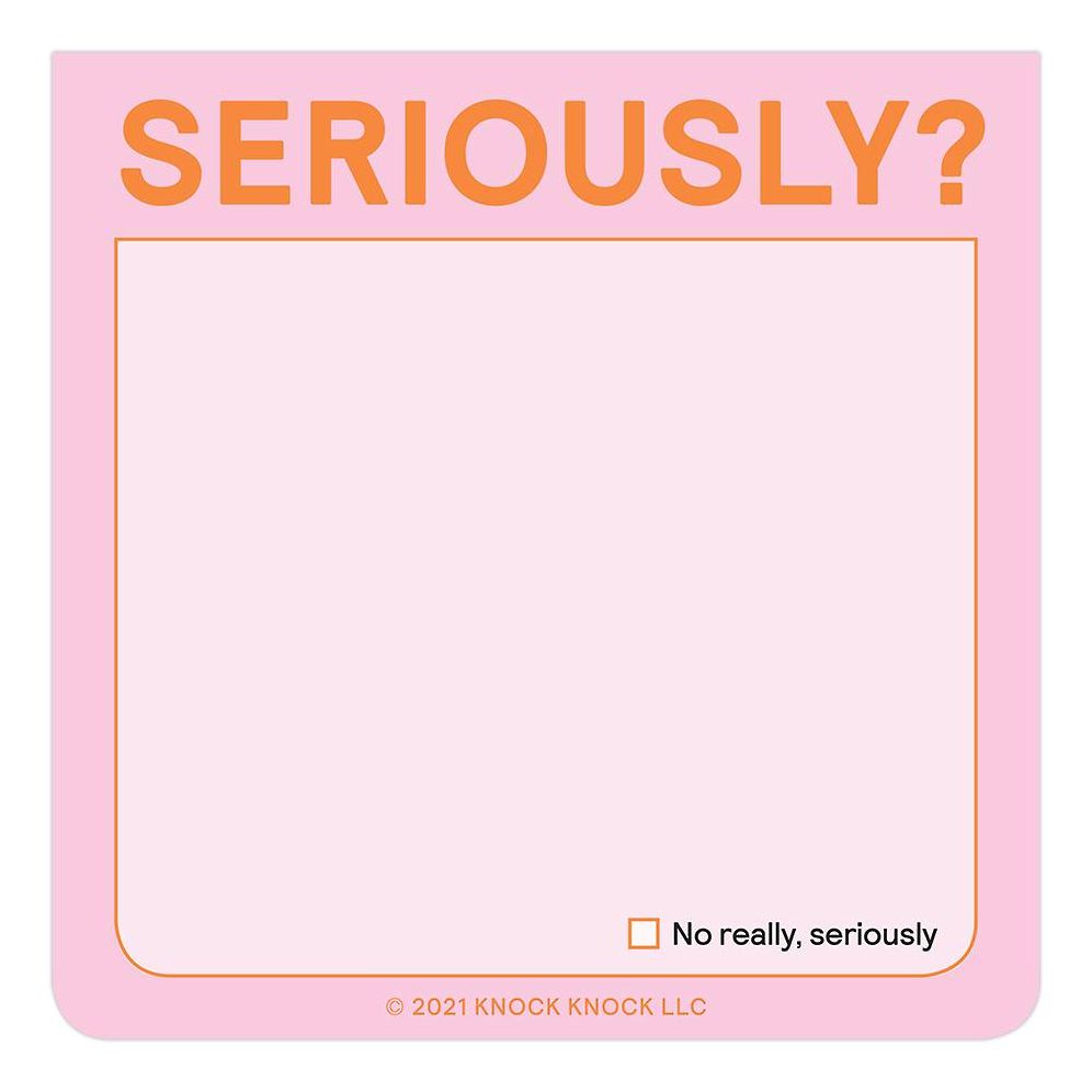Seriously? Knock Knock Sticky Notes (Pastel Version) - Image 2