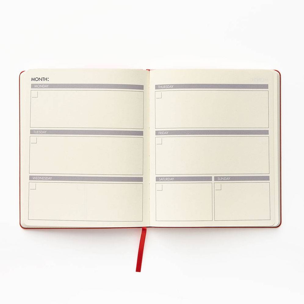 Orange Paper Wasp Undated Planner - Image 4