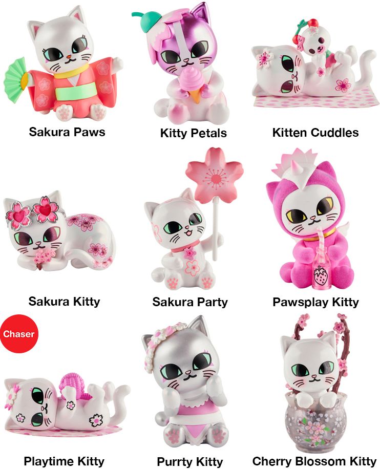 Cherry Blossom Cats - Image 2