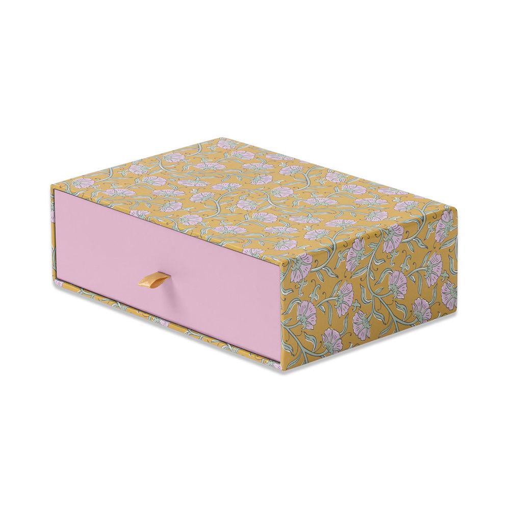 Vintage Floral Scalloped Notecard Set - Image 2