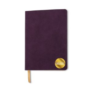 Plum Vegan Suede Journal 6 x 8