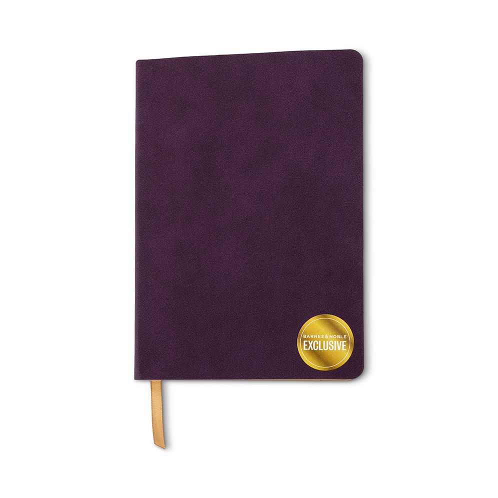 Plum Vegan Suede Journal 6 x 8