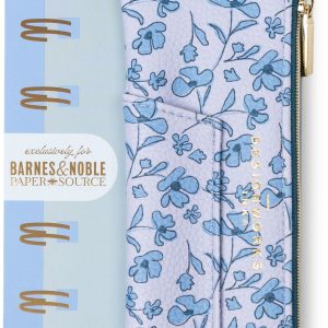 Blue Floral Journal Pencil Pouch