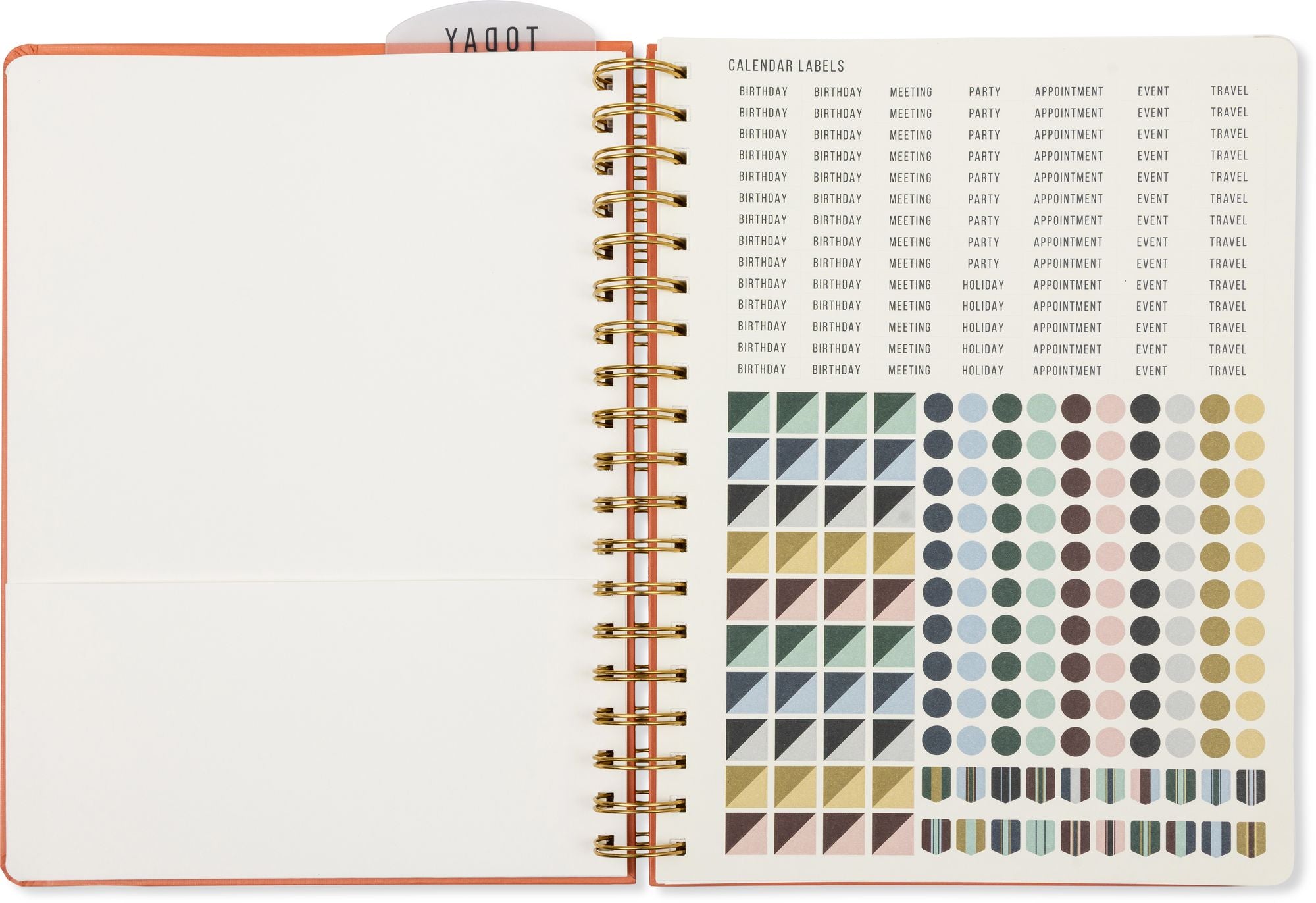 2026-2027 Tangerine Standard Issue Weekly Desk Planner - Image 11