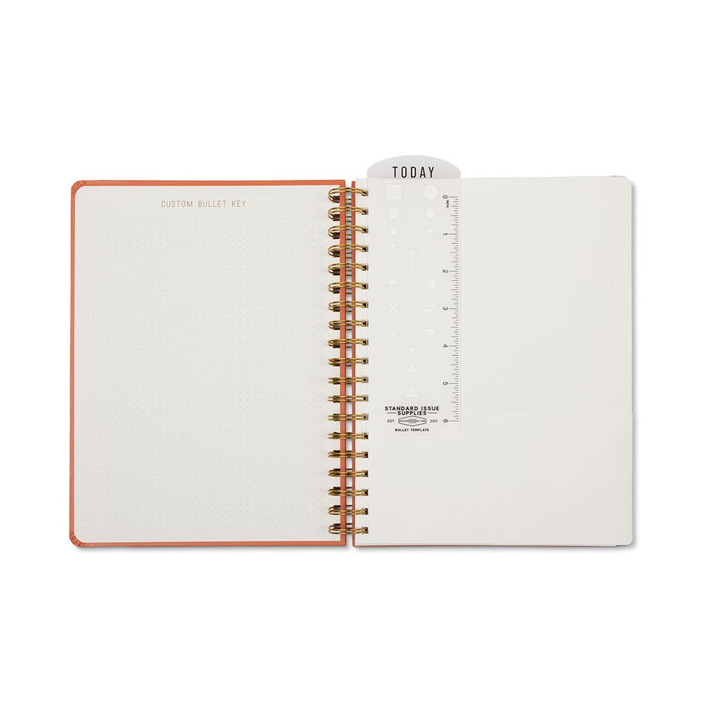2026-2027 Tangerine Standard Issue Weekly Desk Planner - Image 3