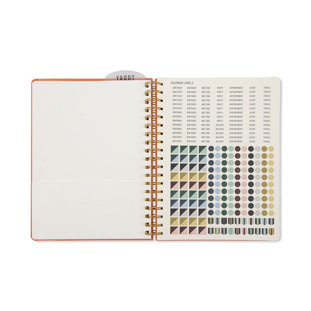 2026-2027 Tangerine Standard Issue Weekly Desk Planner - Image 4