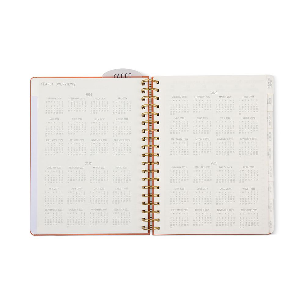 2026-2027 Tangerine Standard Issue Weekly Desk Planner - Image 6