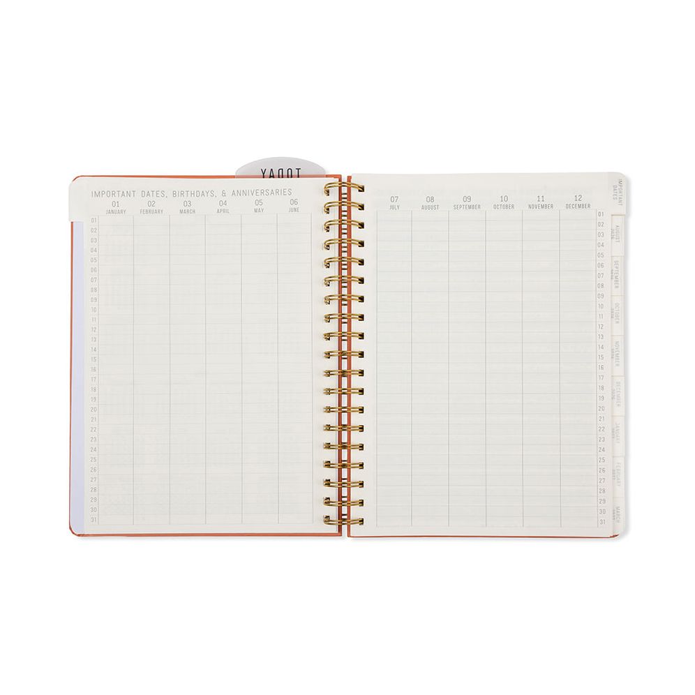 2026-2027 Tangerine Standard Issue Weekly Desk Planner - Image 7