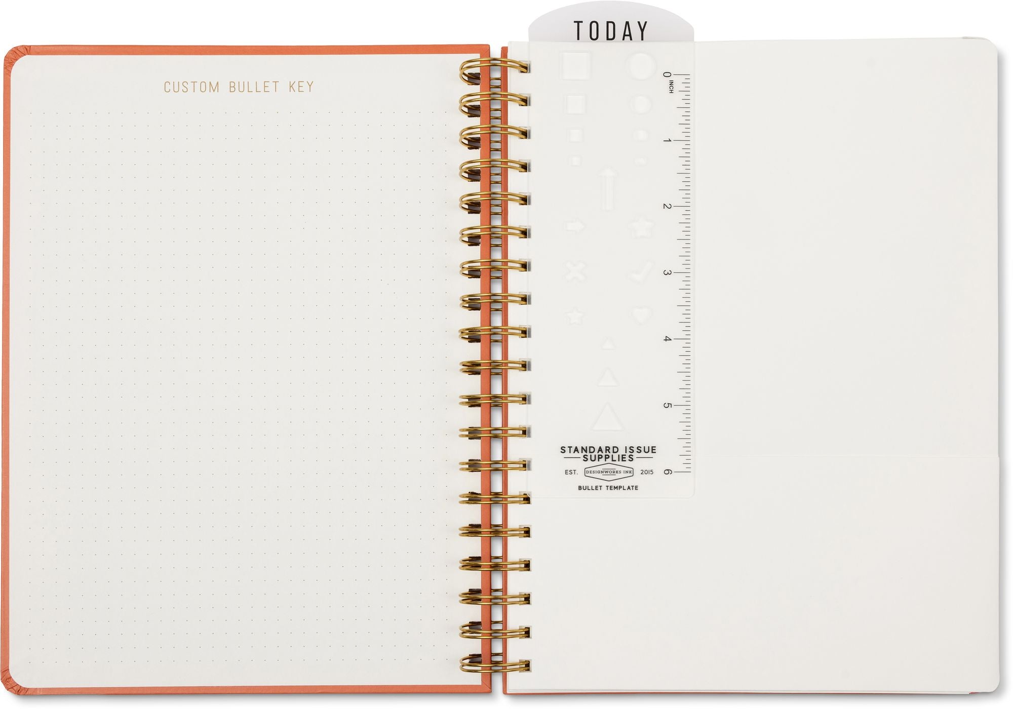 2026-2027 Tangerine Standard Issue Weekly Desk Planner - Image 10