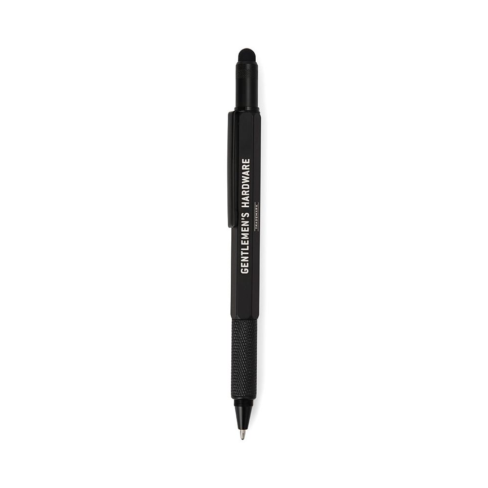 Matte Black 6-in-1 Multi Tool Pen - Image 2