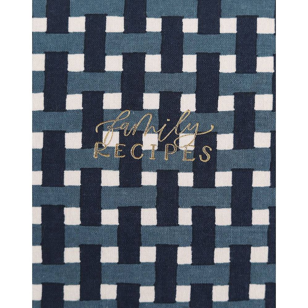 Navy Gingham Heirloom Recipe Book - Image 2