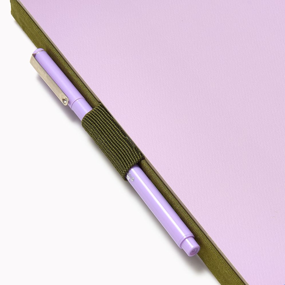 Paper Wasp Dusty Purple Lined Coptic Journal - Limited Edition - Image 3