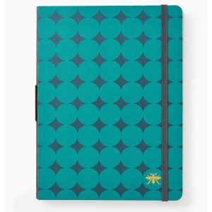 Teal Diamond Paper Wasp LG Lined Journal