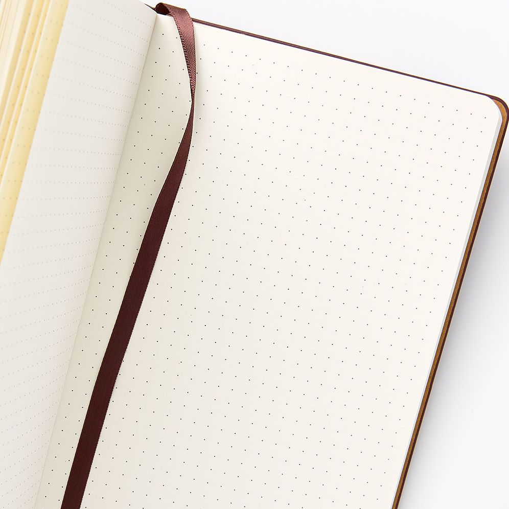 Chocolate Paper Wasp Med Dotted Journal - Image 2
