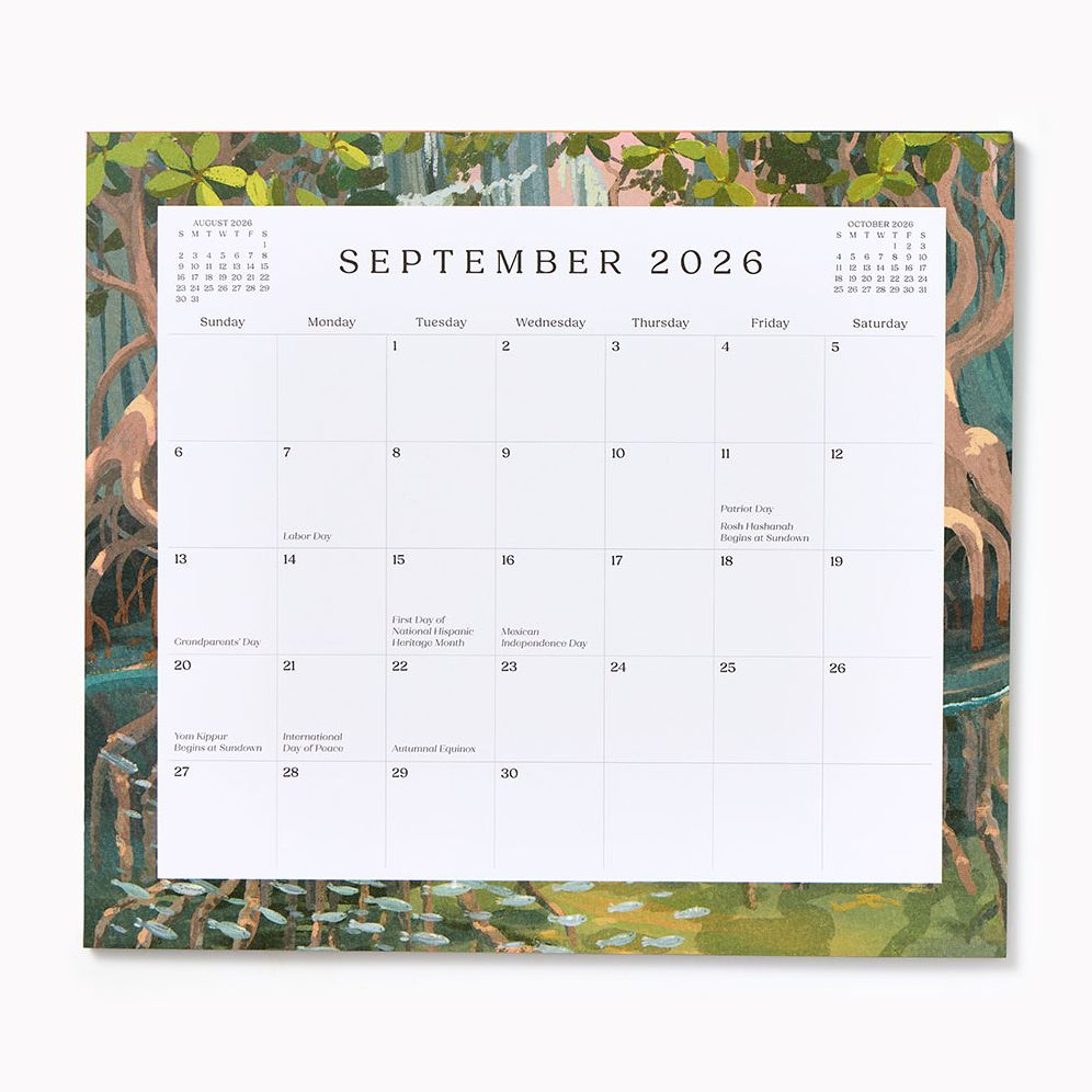 2026-2027 Paper Source Landscapes 17-Month Magnetic Calendar - Image 6