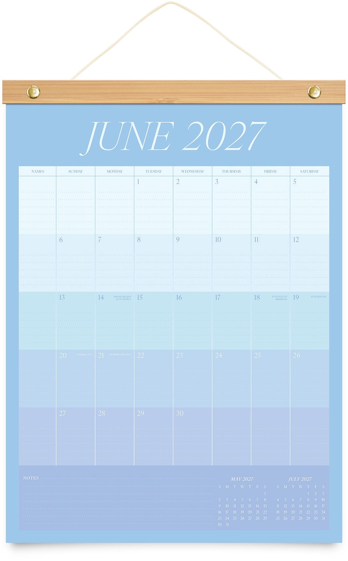 2026-2027 Paper Source Family Wall Calendar - Image 3