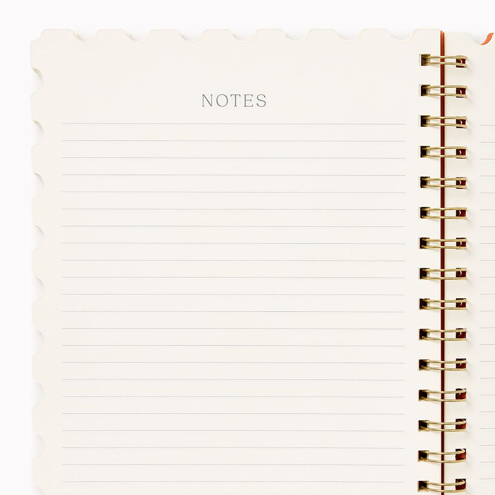2027 Paper Source Orchid Stamps Die-Cut 12M Planner - Image 4