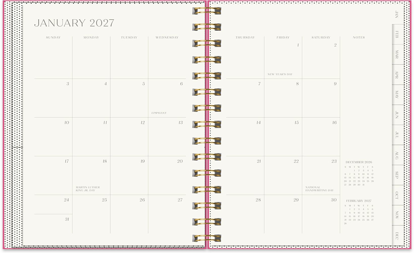 2027 Paper Source Chicago Ave Spiral 12M Planner - Image 6