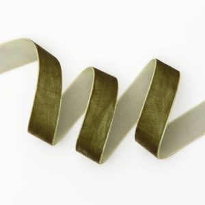 Dusty Dark Green Ribbon 1 5 YD