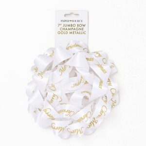Jumbo Merry Christmas Bow 7