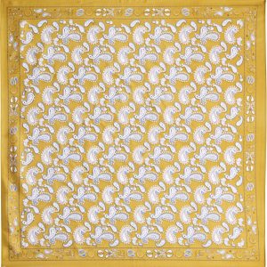 Gold Paisley Scarf