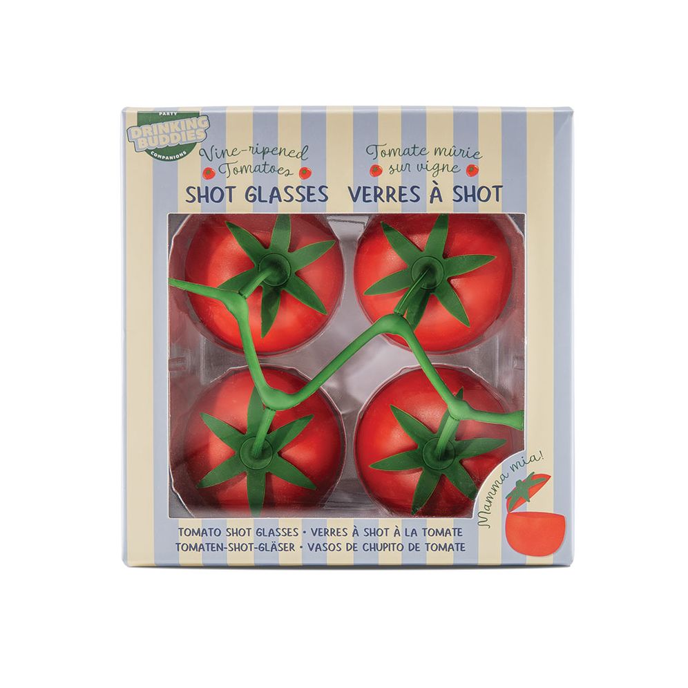 Italian Summer Tomato Vine Ripened Shots Set of 4 - Image 2