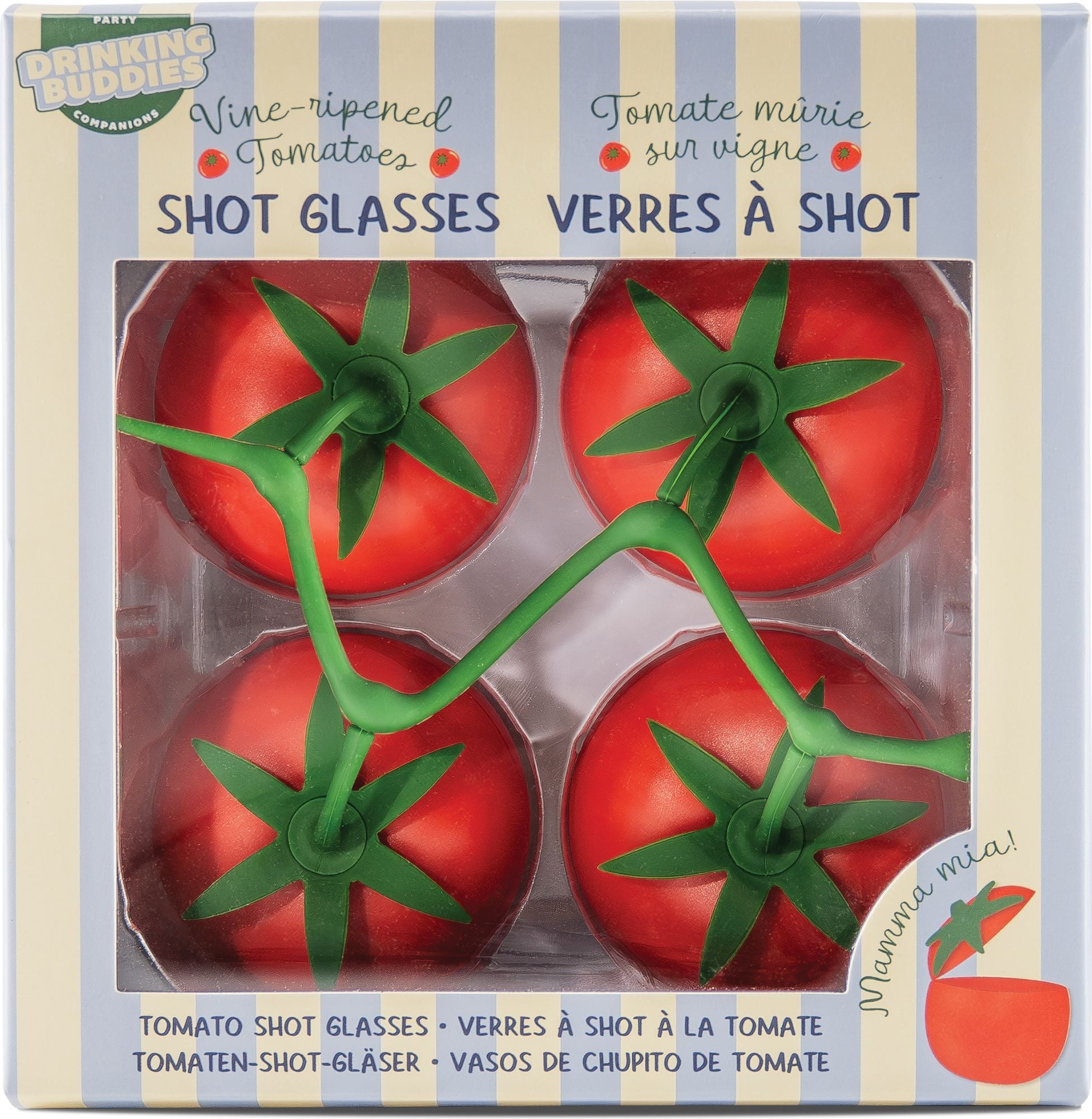 Italian Summer Tomato Vine Ripened Shots Set of 4 - Image 4