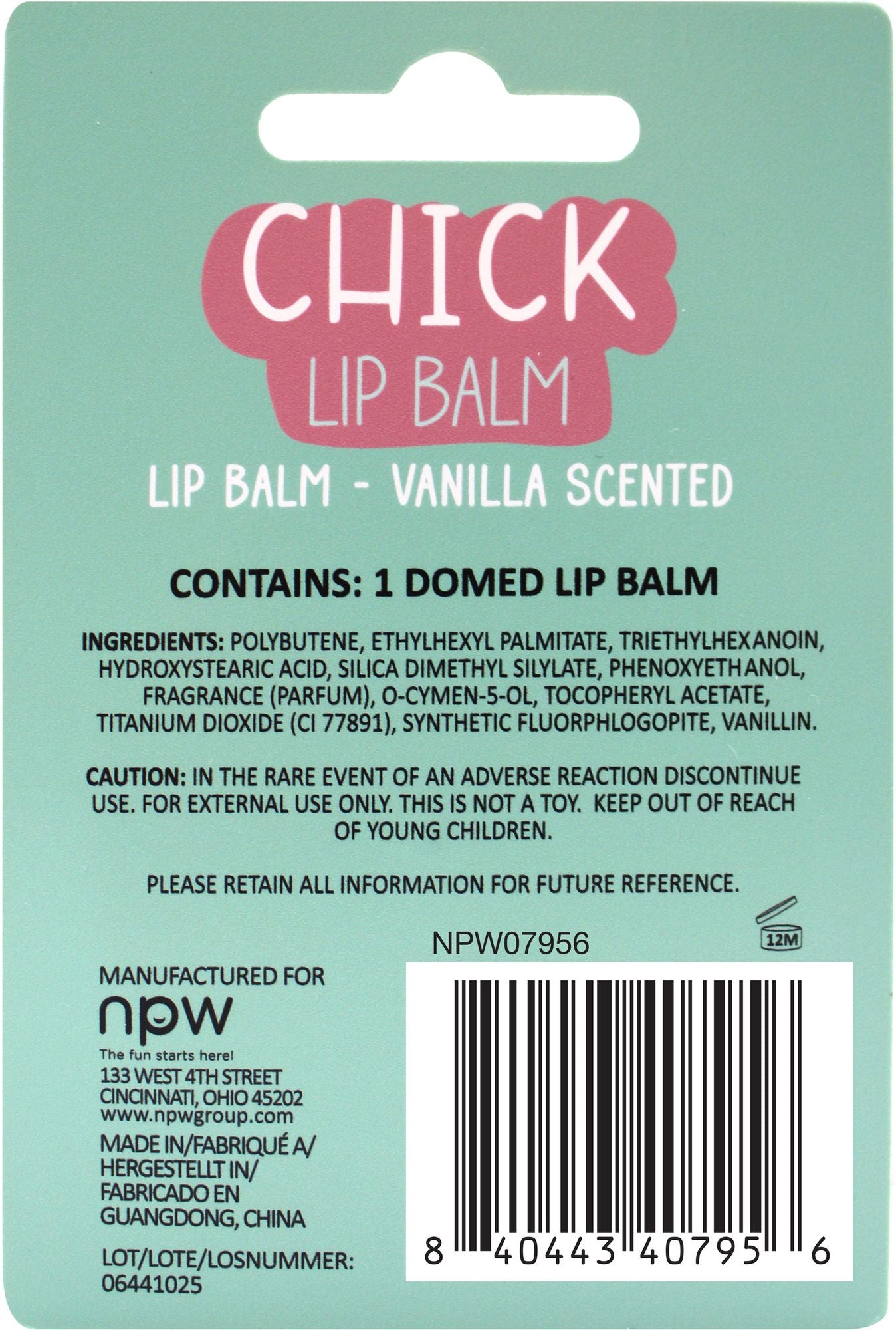 NPW Easter 26' Chick Lip Balm - Image 2