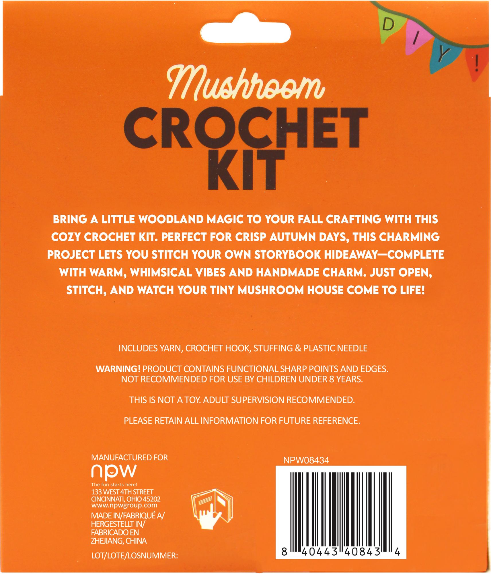 NPW Mushroom Crochet Kit - Image 2