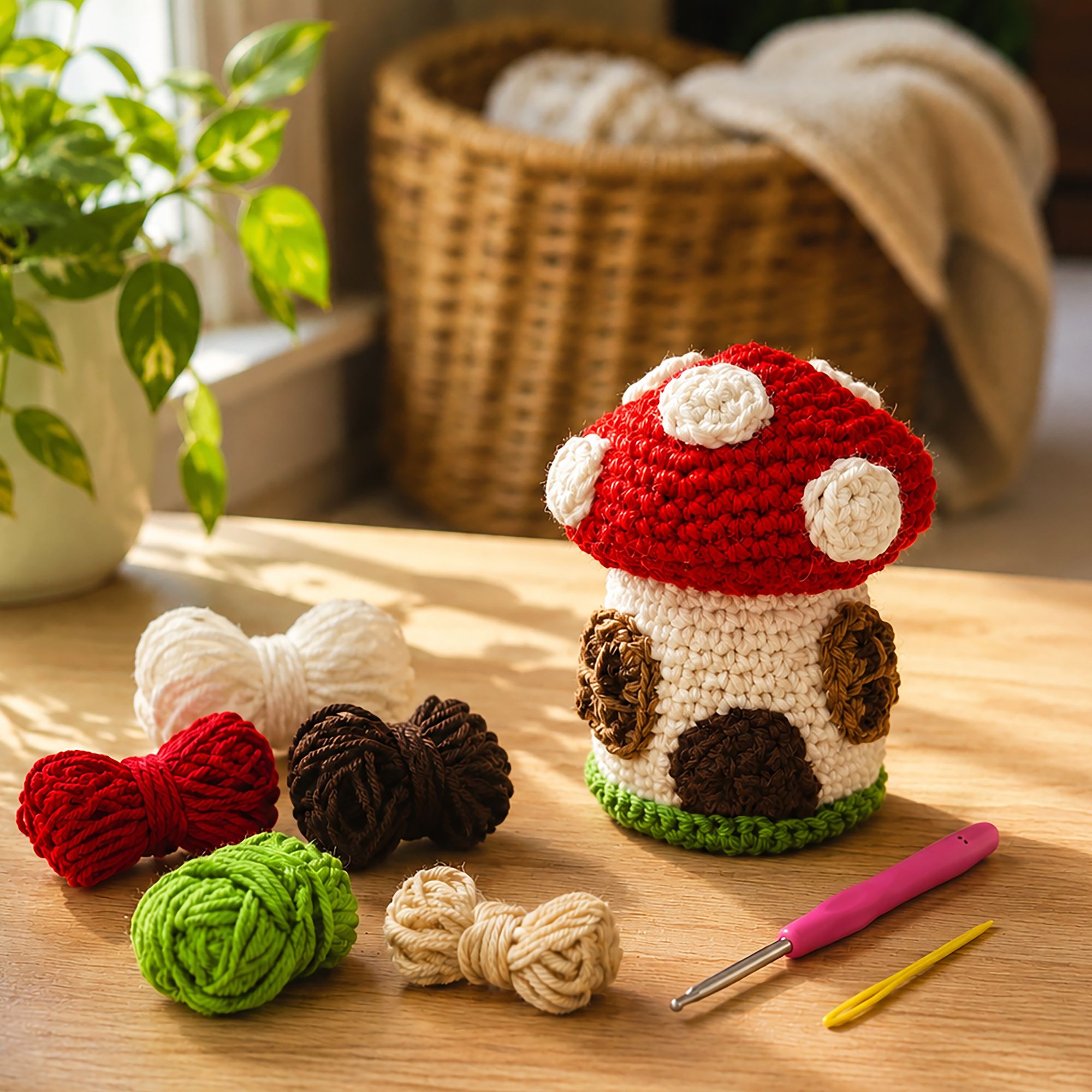 NPW Mushroom Crochet Kit - Image 4