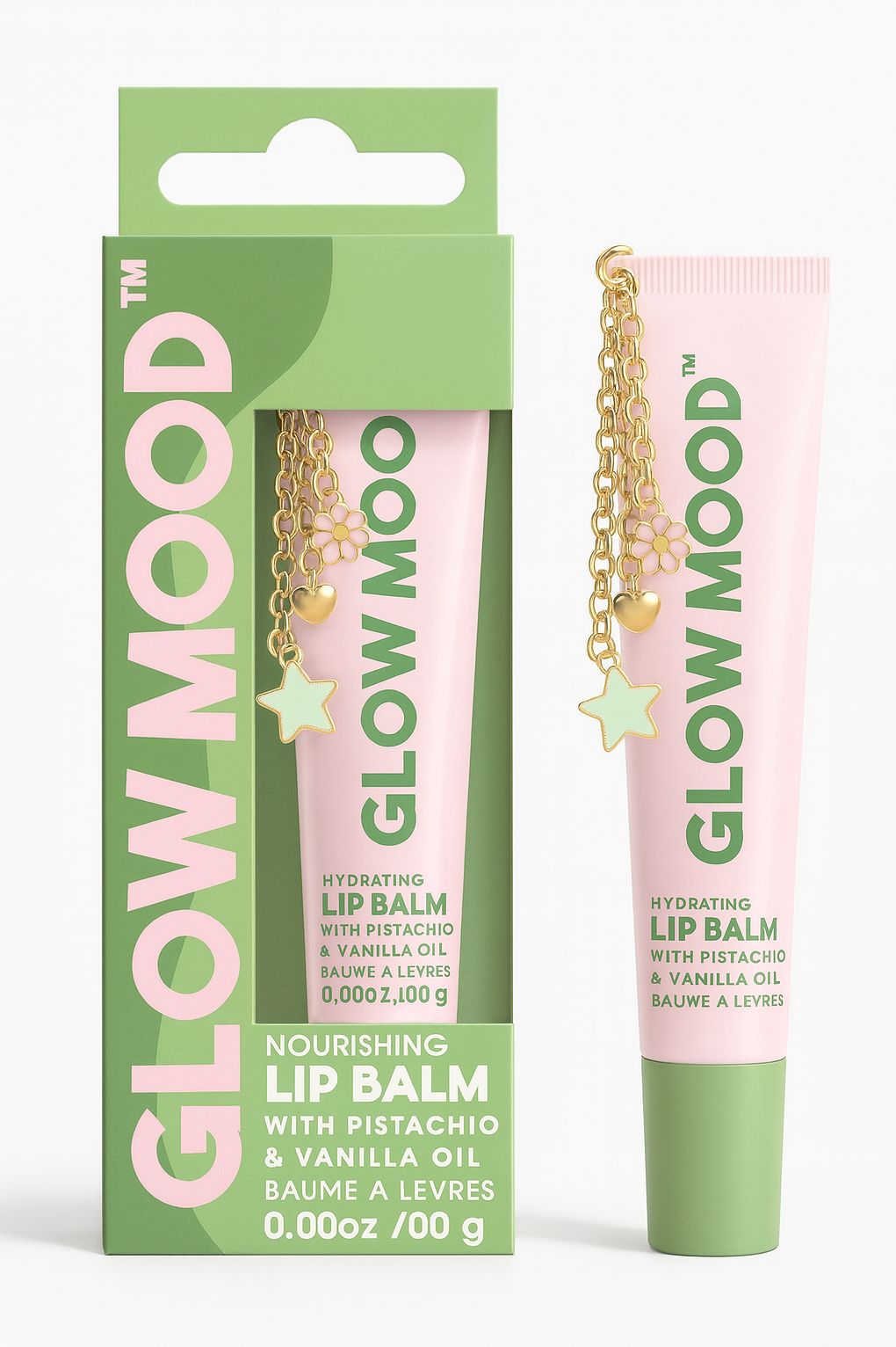 Glow Mood Pistachio and Vanilla Lip Balm - Image 2